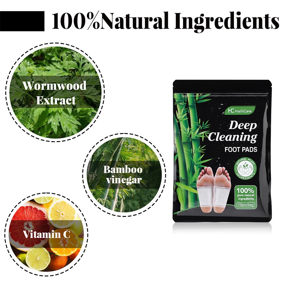20PCS Detox Foot Patches Pads Body Toxin Feet Slimming Deep Cleansing Herbal US