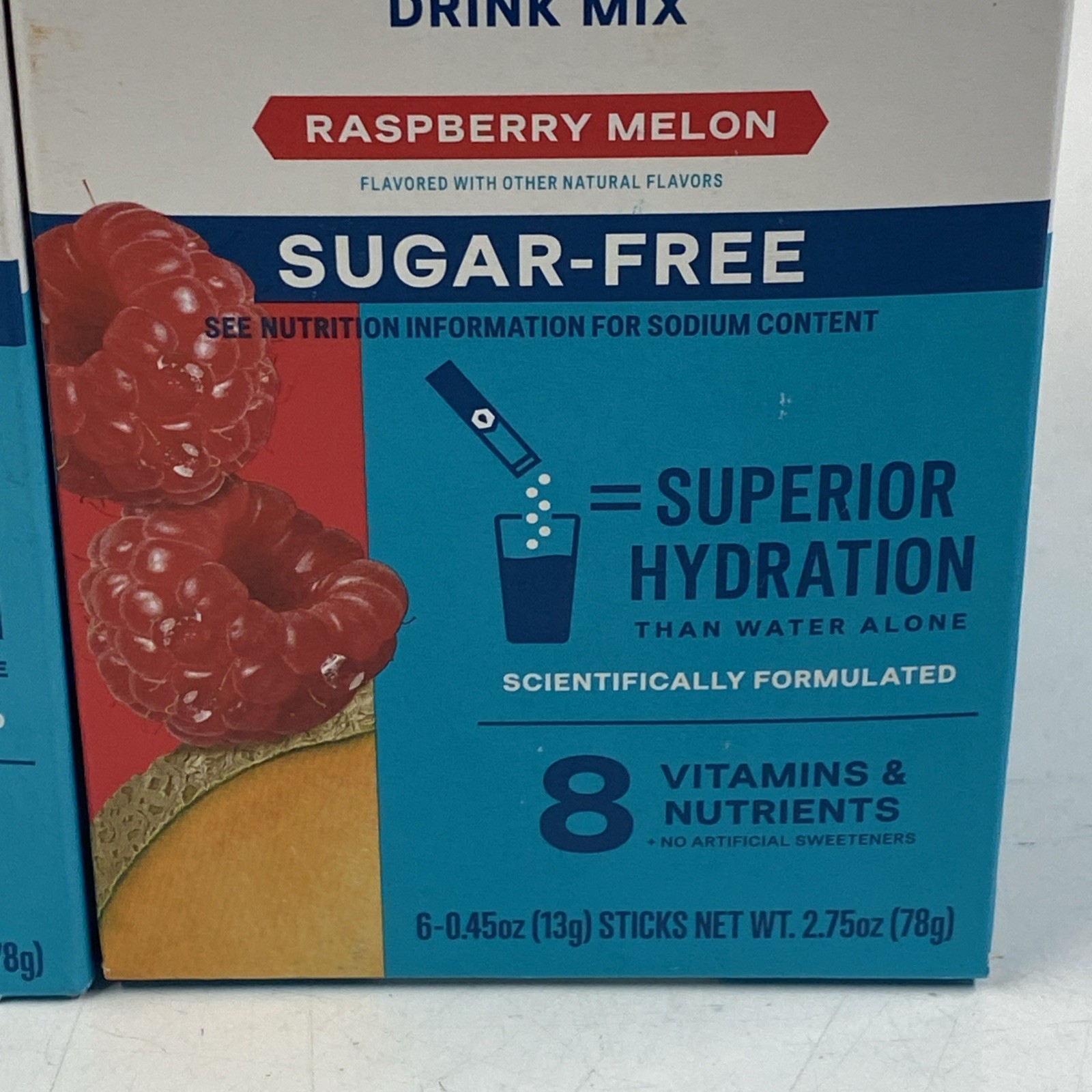LOT x36 LIQUID I.V. Hydration Multiplier SUGAR FREE RASPBERRY MELON Drink Mix