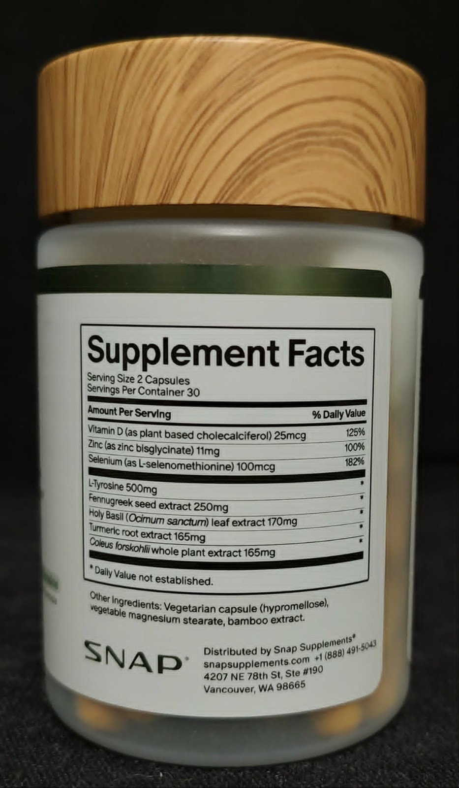 SNAP Thyroid Health Support Dietary Supplement Capsules