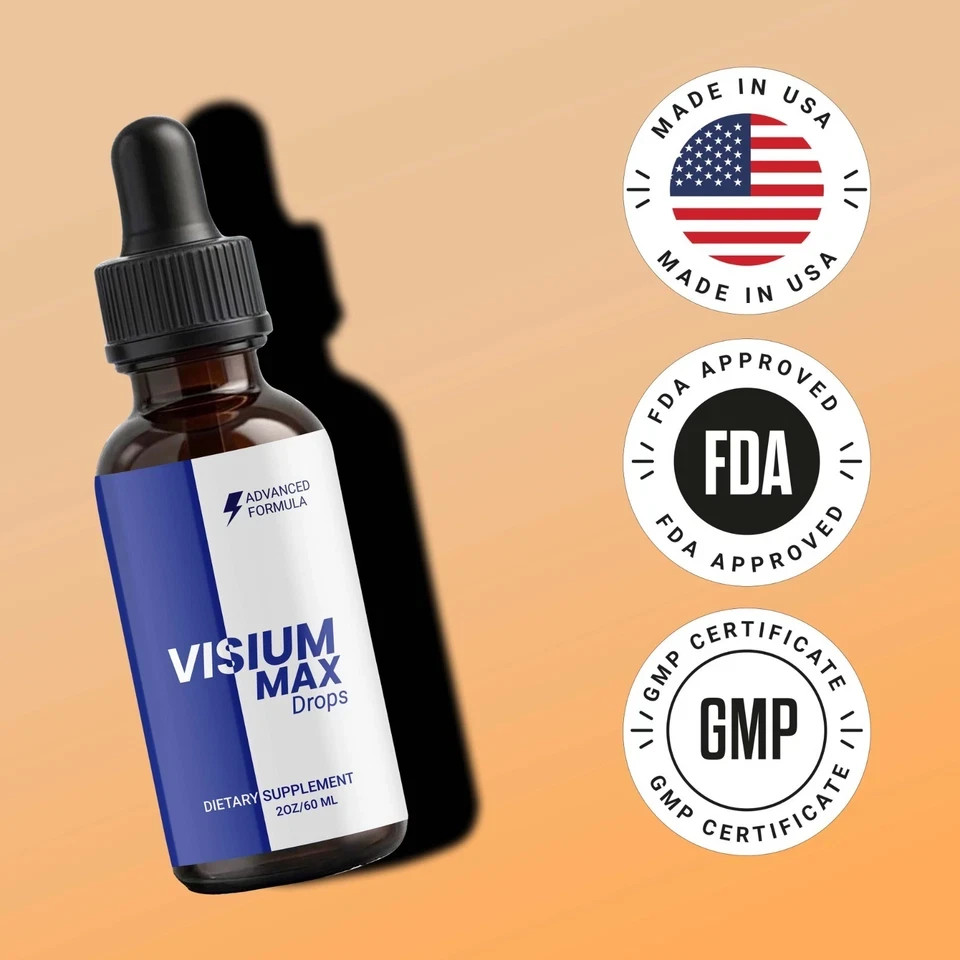 Visium Max Liquid Drops, Extra Strength VisiumMax, All Natural Formula (1 pack)