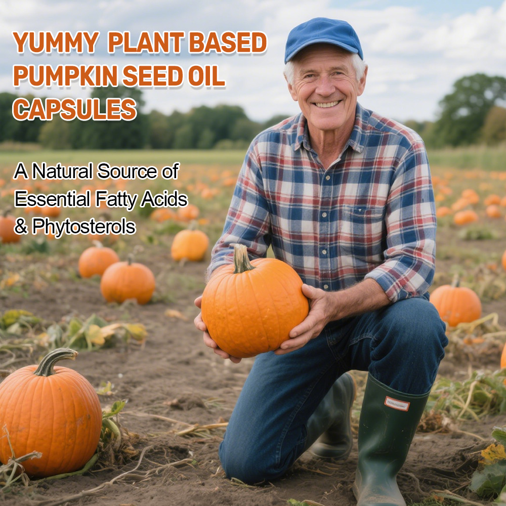 Pumpkin Seed Oil Saw Palmetto 3000mg Softgels Cold Press Virgin Oil Phytosterols