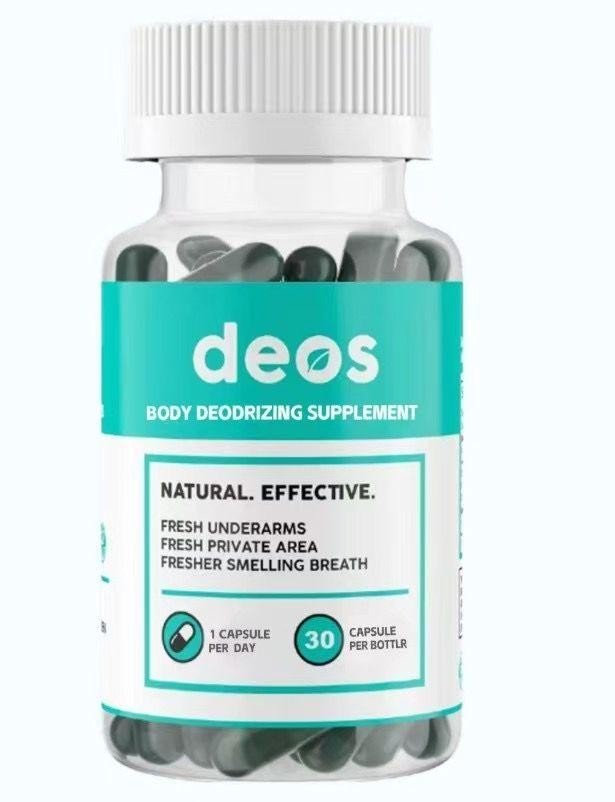 Internal Deodorant Supplement – Natural Chlorophyll Capsules for Body Odor