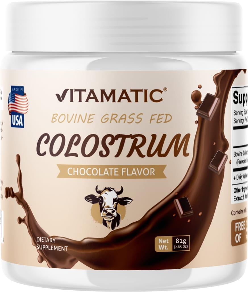 Vitamatic Bovine Colostrum Powder – 2.32 Ounce (Pack of 1), No Color