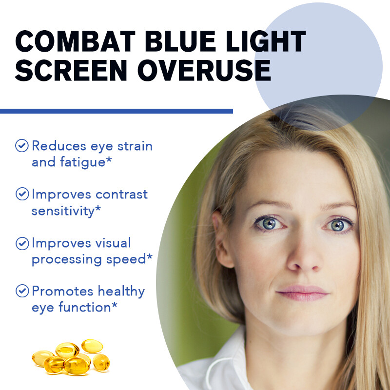 Lutein and Zeaxanthin Eye Complex Capsules Reduces Eye Fatigue Vision Health