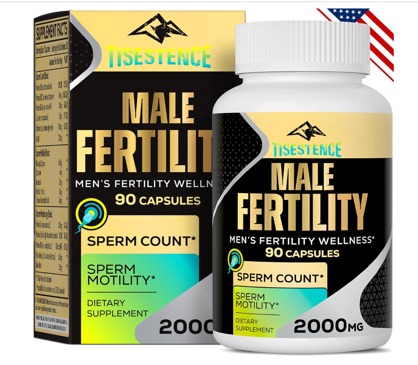 Fertility Supplement for Men,Male Fertility Booster&Prenatal,Optimal Sperm Count