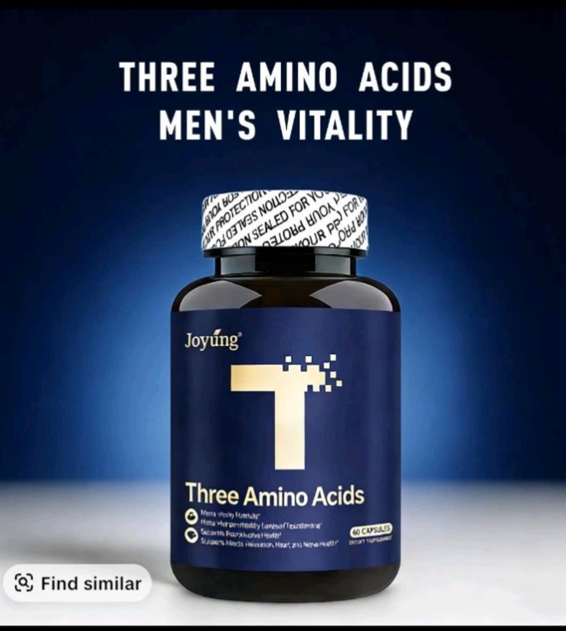 WORKOUT ENERGY | Three Amino Acids | for Men | 60ct