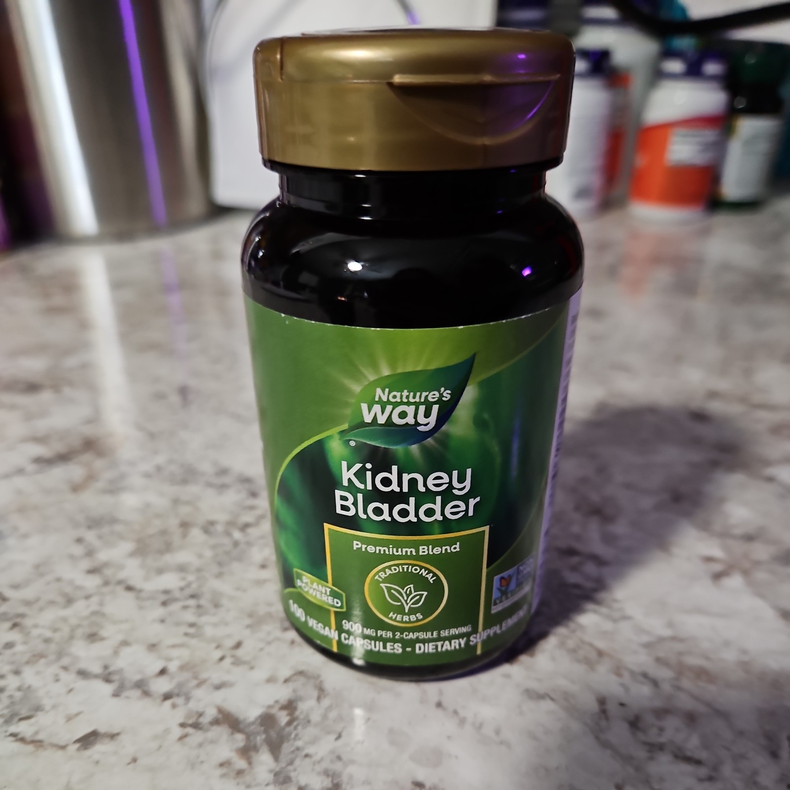 Nature’s Way Kidney Bladder supplement exp. 12/2029! new! 100 vegan capsules