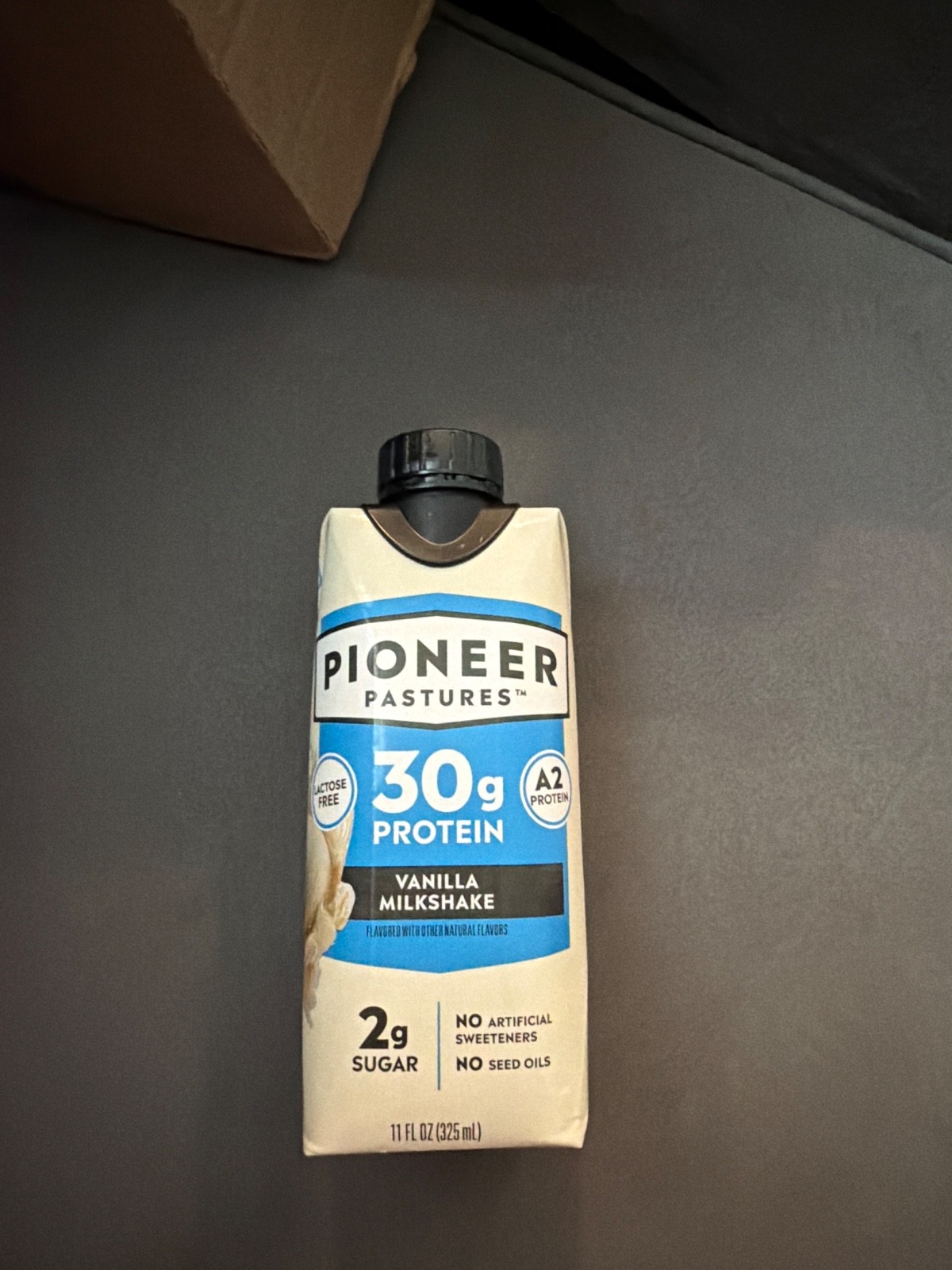 Pioneer Pastures A2 Protein Milkshake Vanilla 11oz 12 Pack 30g Protein