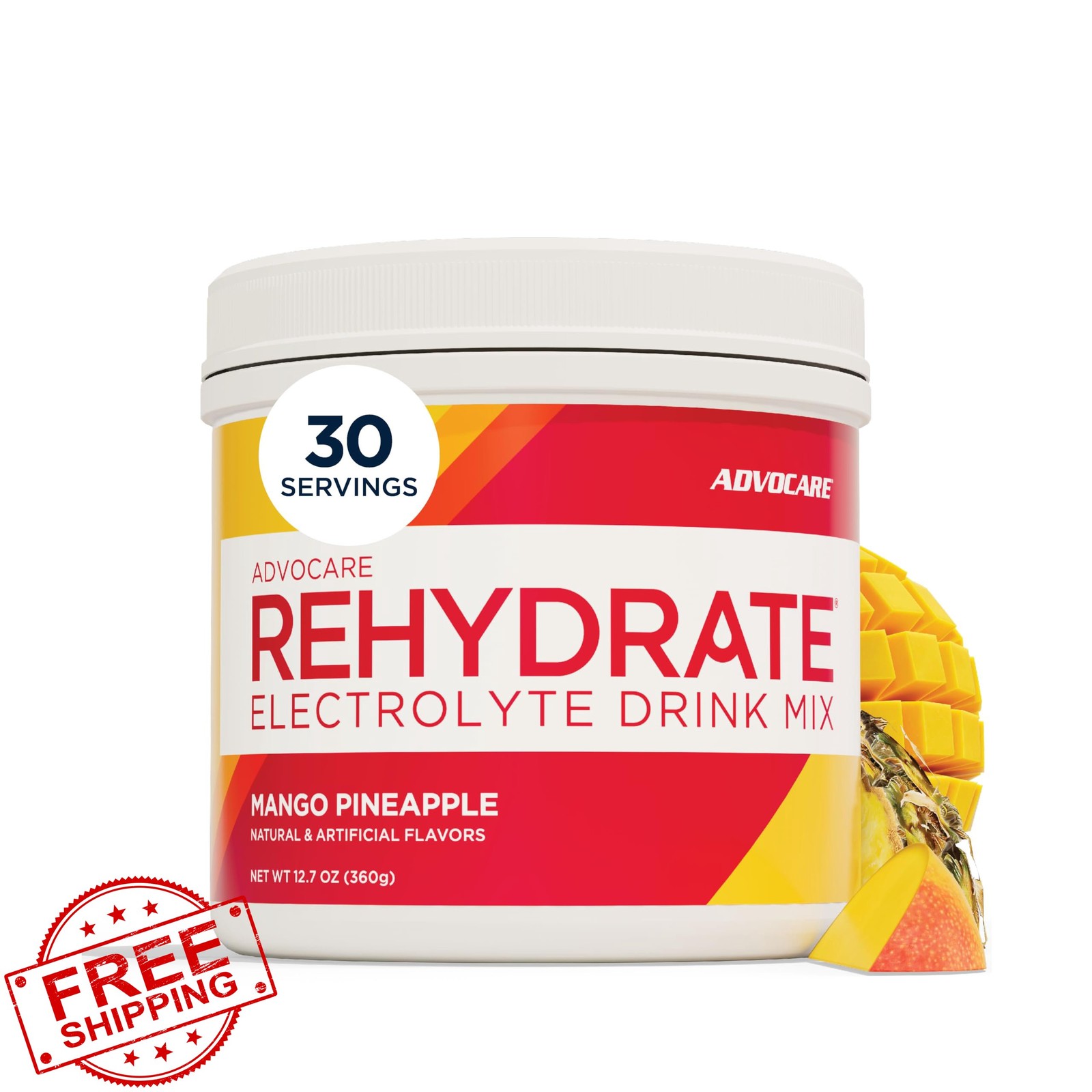 AdvoCare Mango Pineapple Electrolyte Mix 12.7 oz