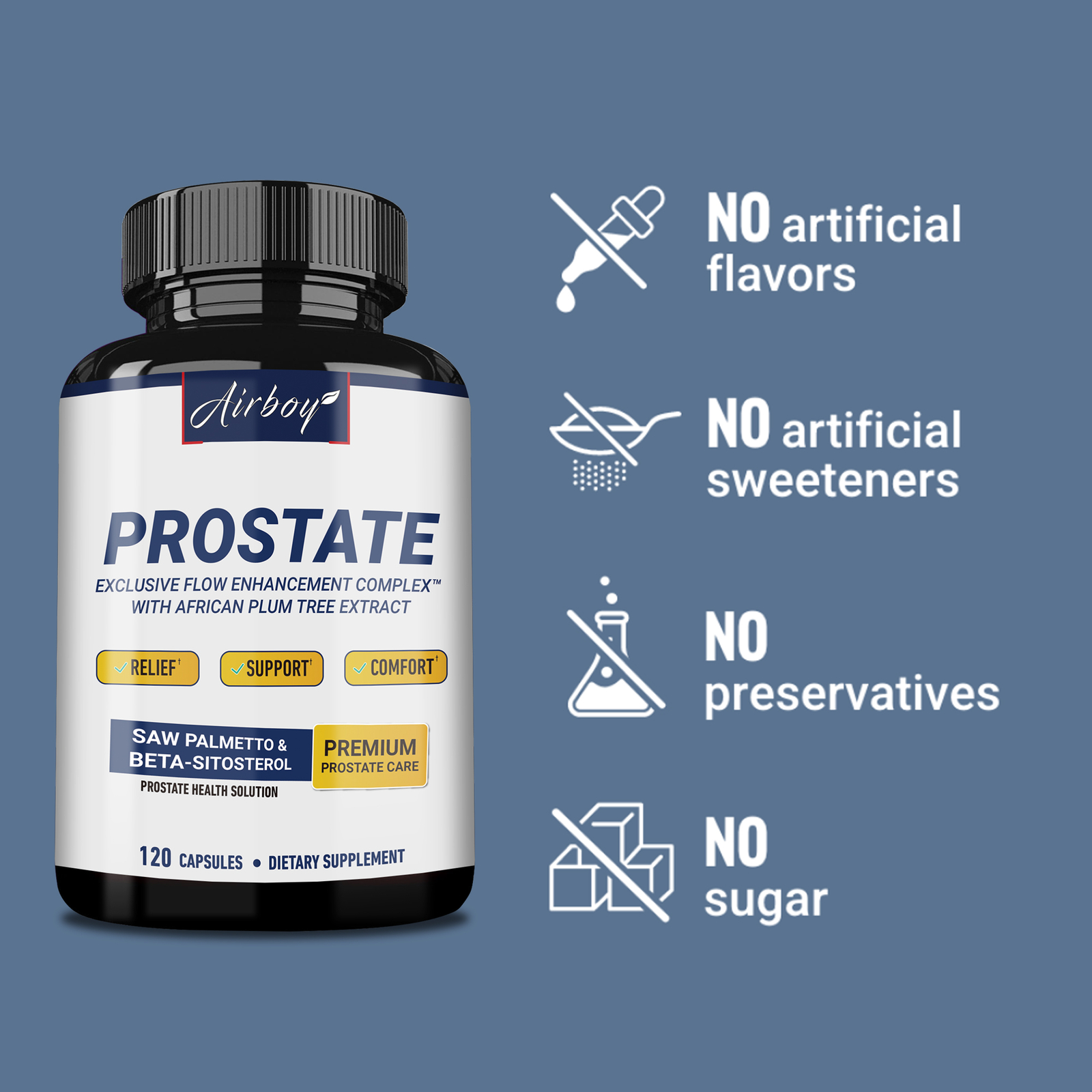 120pcs Prostate – Saw Palmetto – Improve Urinary and Maintain Healthy Prostate