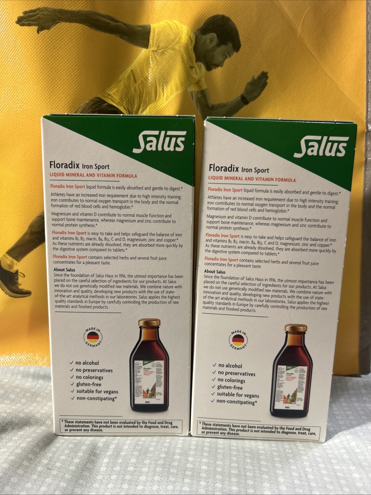Pack Of 2 Salus Floradix Iron Sport 8.5 Oz Exp. 09/28