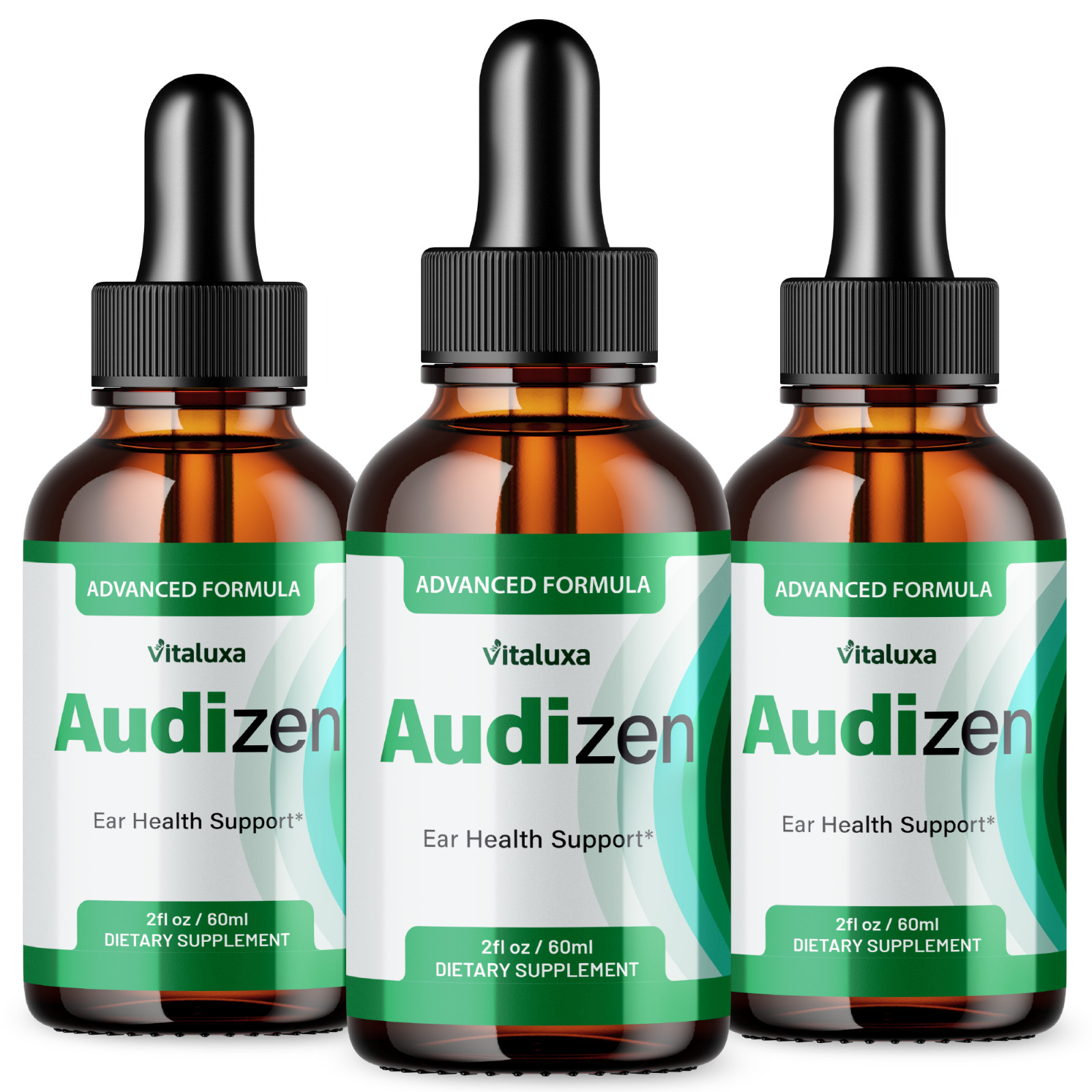 (3 Pack) Audizen Drops – Advanced Ear Health and Hearing Support Formula (6 oz)