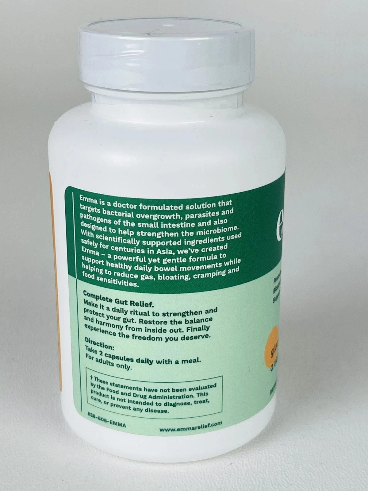 Emma Relief Supplement Konsciens Keto for Gut Bloating 60 Capsules Exp 2027 NEW