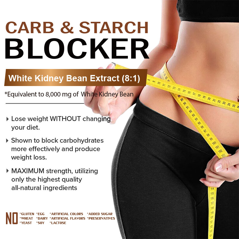CARB & Starch Blocker Diet Cheat Pill Rapid Weight Loss Reduce Belly 2 x 60Pills