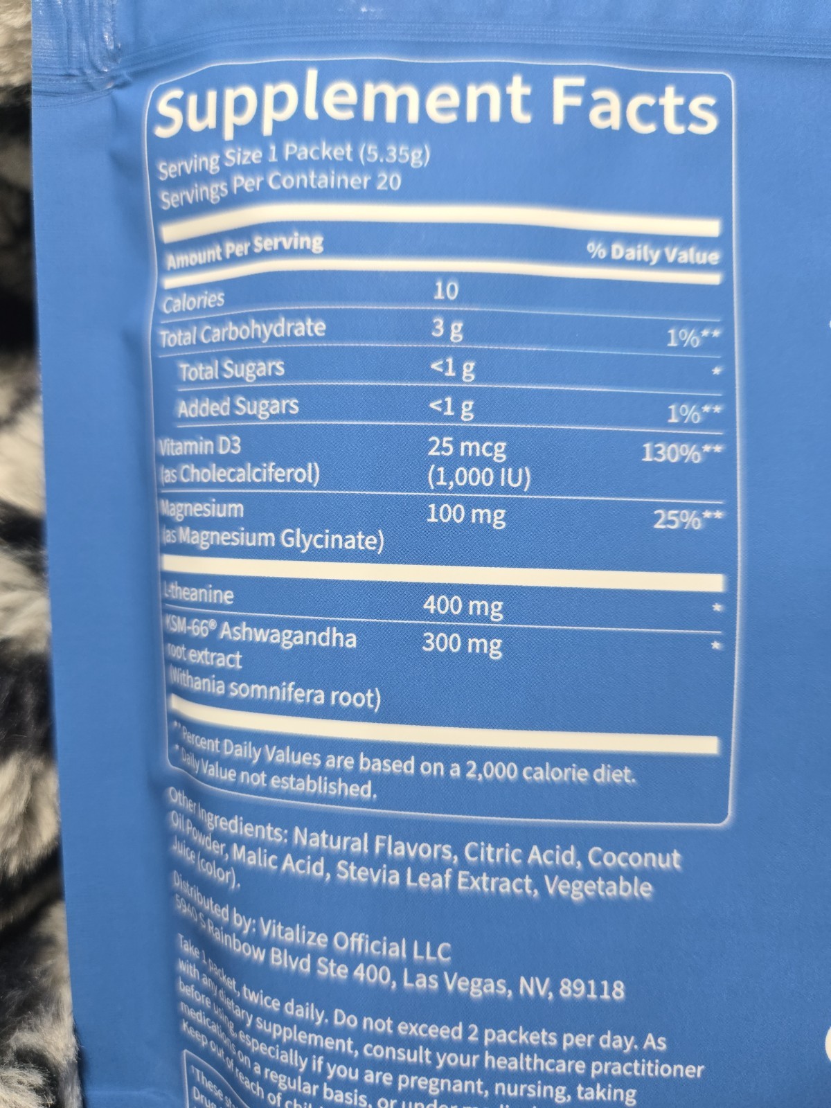 Nello SuperCalm Strawberries & Cream 20 Packets Drink