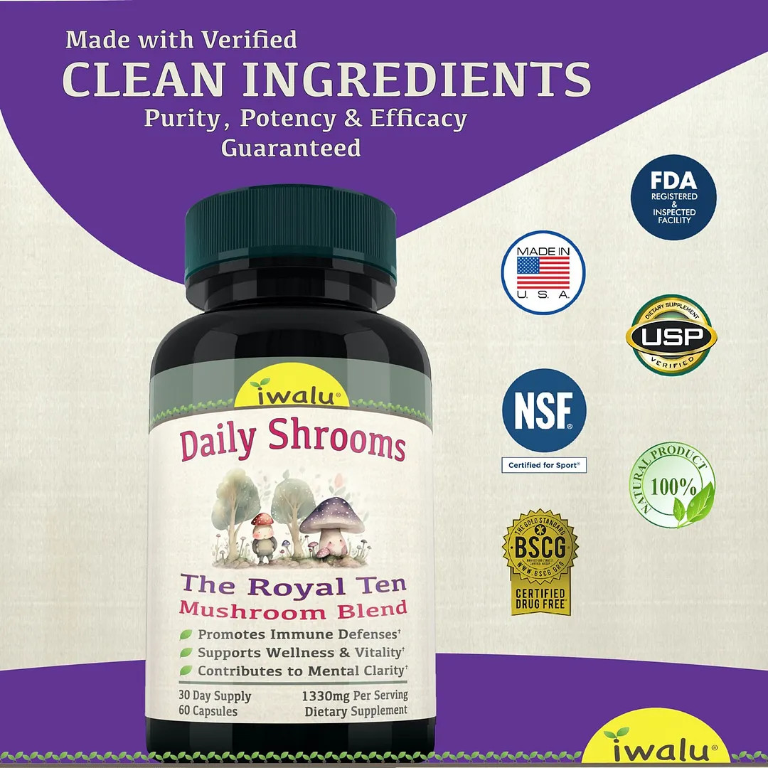 Chaga Supplement | Best Supplement Capsule Pill Men Women FREE SHIP