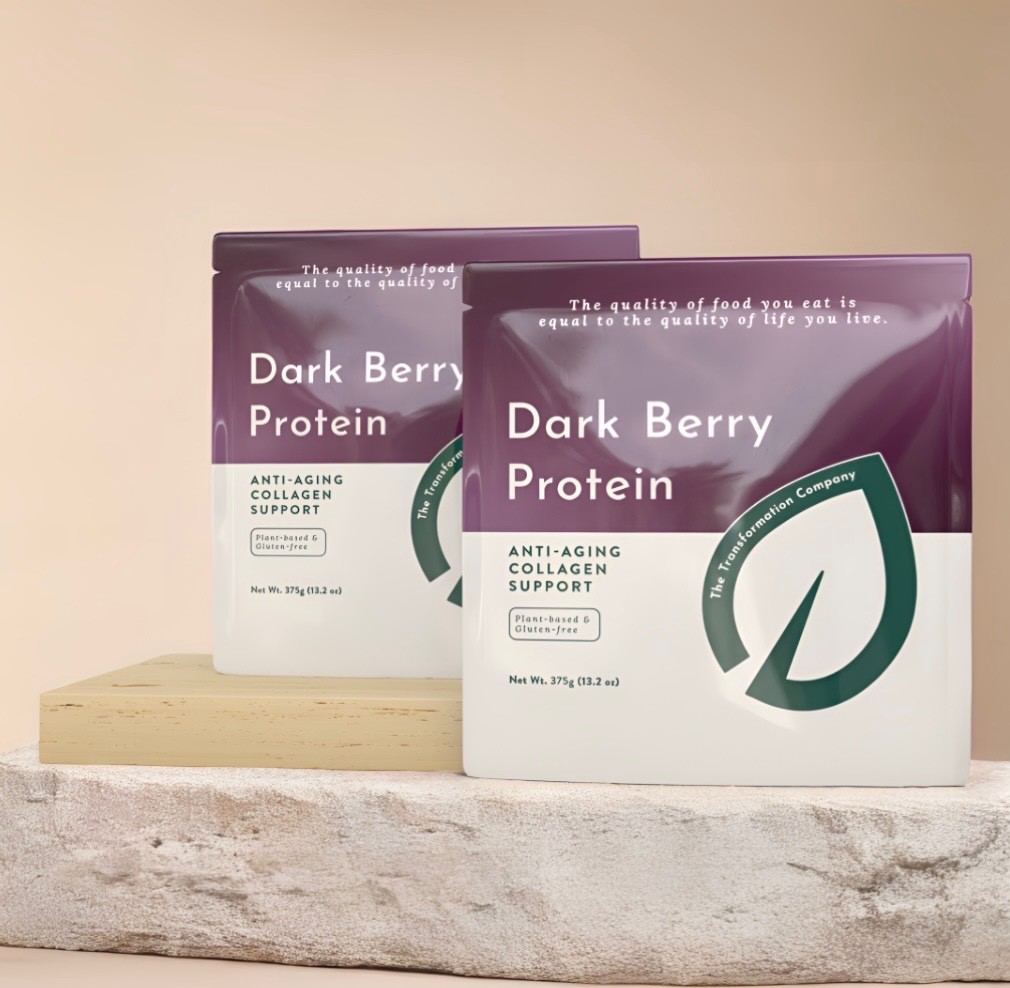Dark Berry Protein – 2 Terra Poches (30 servings) Anti-Aging Collagen Support