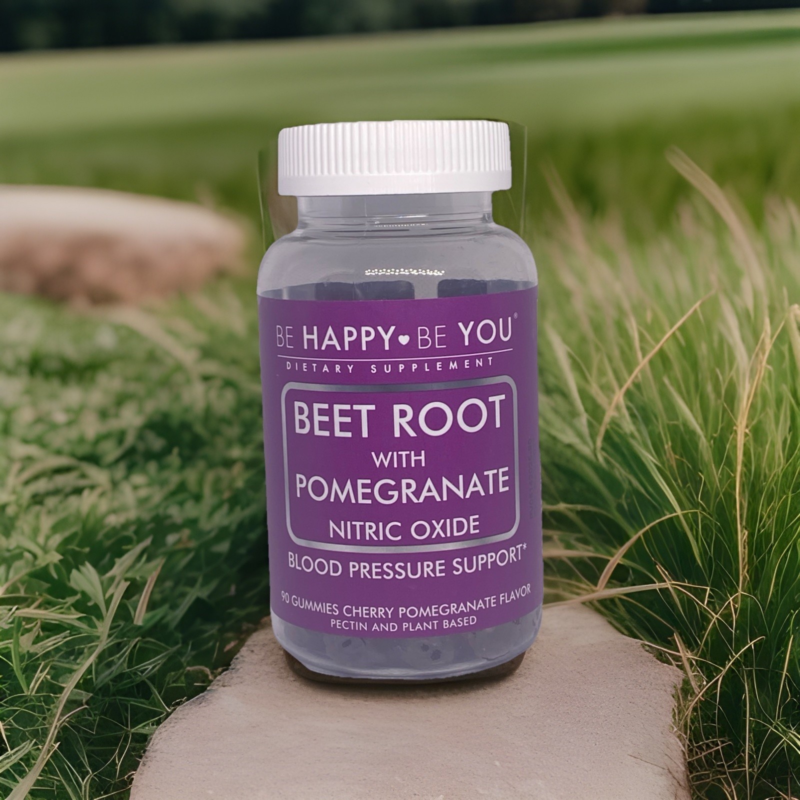Be Happy Be You Beet Root with Pomegranate Blood Pressure Support 90 Gummies