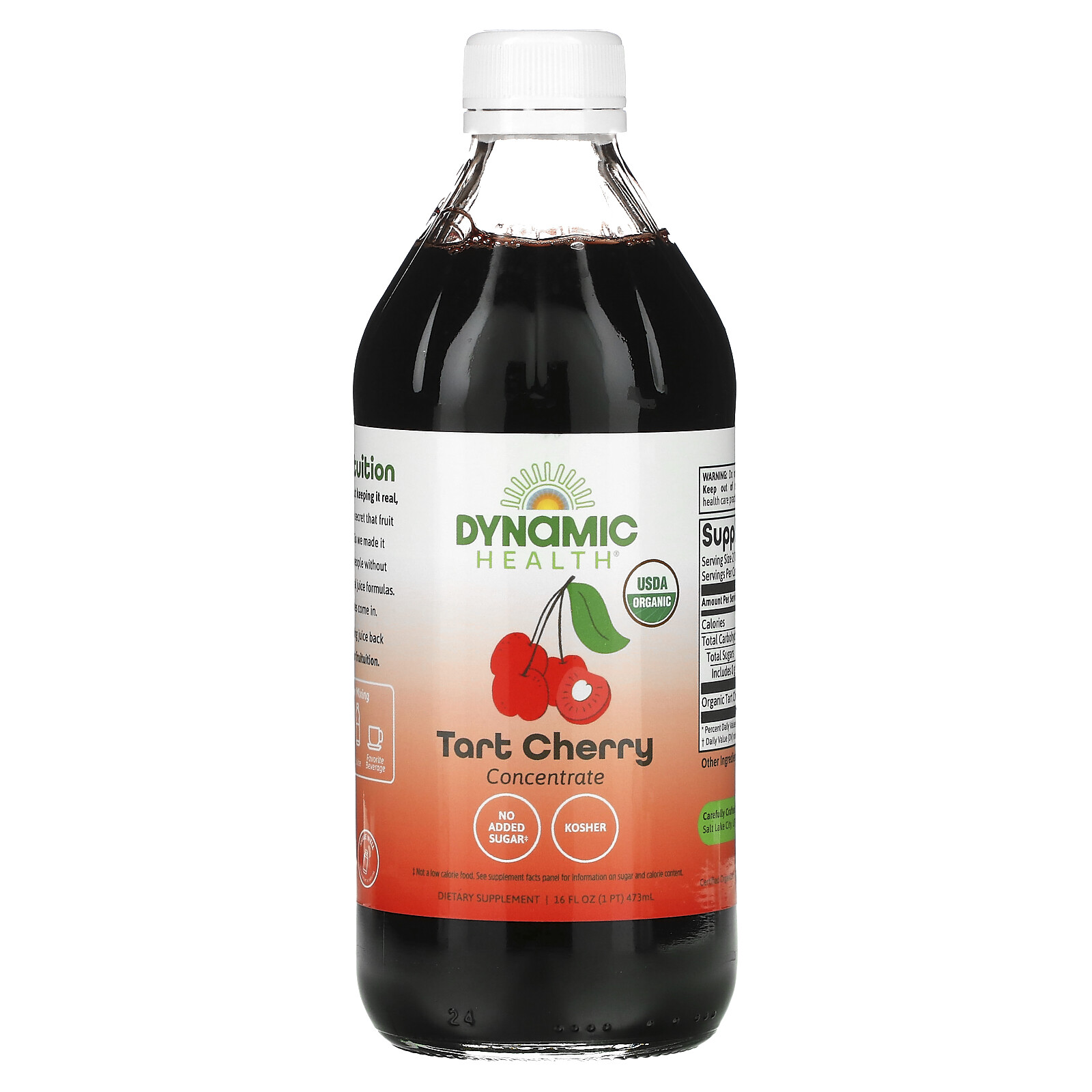 Organic Tart Cherry Concentrate, 16 fl oz (473 ml)