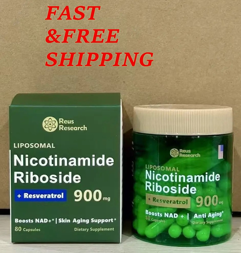 2 BOTTLES-NEW NAD Resveratrol Supplement with Nicotinamide Riboside | Anti-Aging