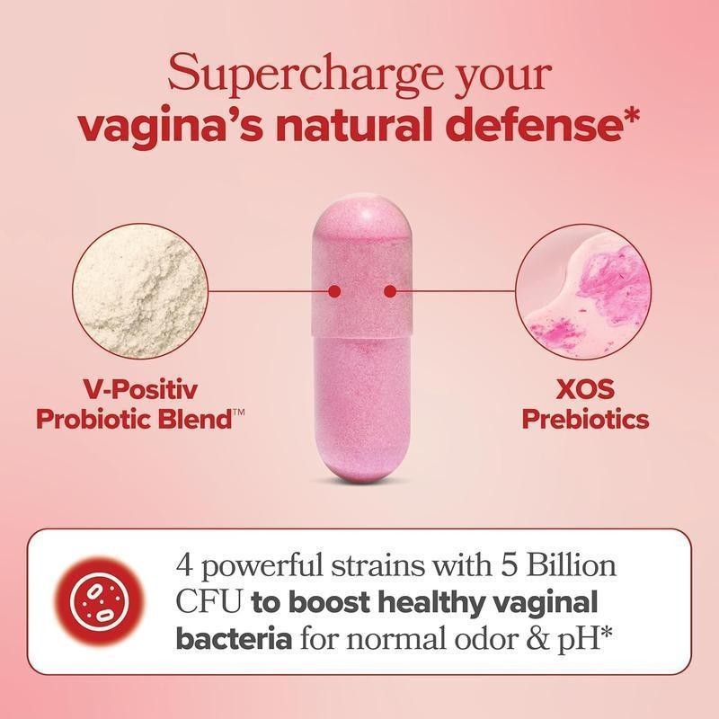URO-Women’s Probiotics with Lactobacillus & Prebiotics for Intimate pH Health