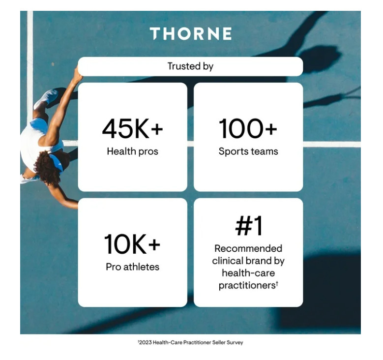 Thorne Creatine Monohydrate Powder Unflavored 90 Servings 5g Creatine