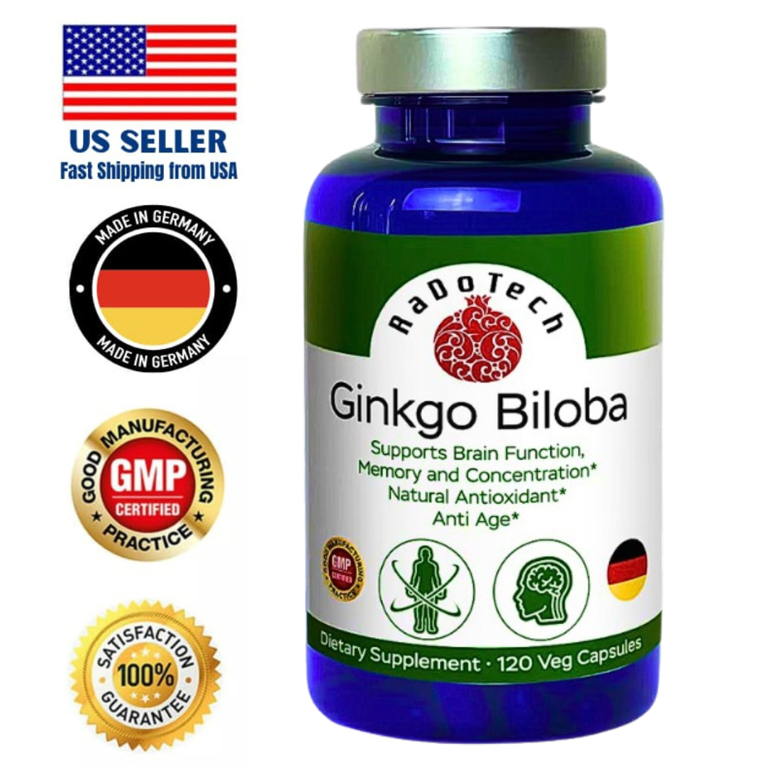 Ginkgo Biloba Brain Support – Natural Supplements for Memory, Focus, and Mental
