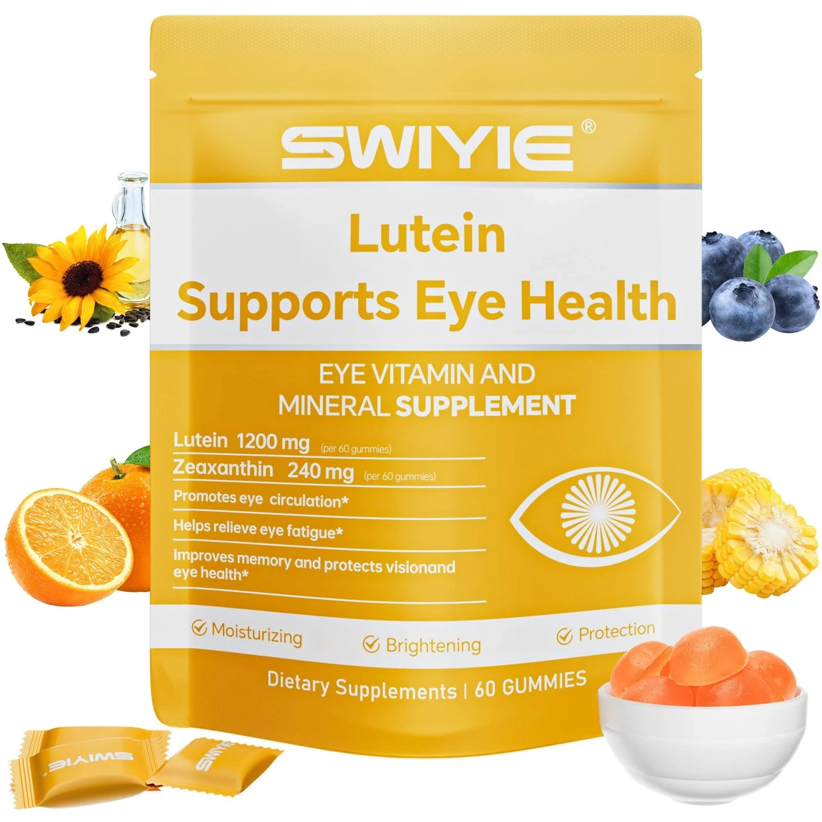 Lutein SWIYIE Gummies – Eye Vitamin and Mineral Supplement