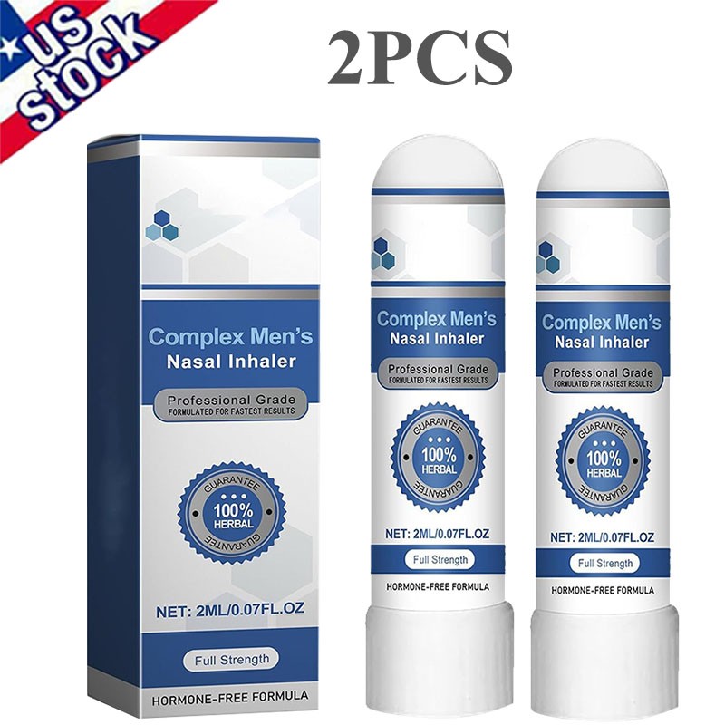 Uncle Stiffy Energy Restore Prostate Inhaler, Nasal Mens Complex Inhaler, Nasal
