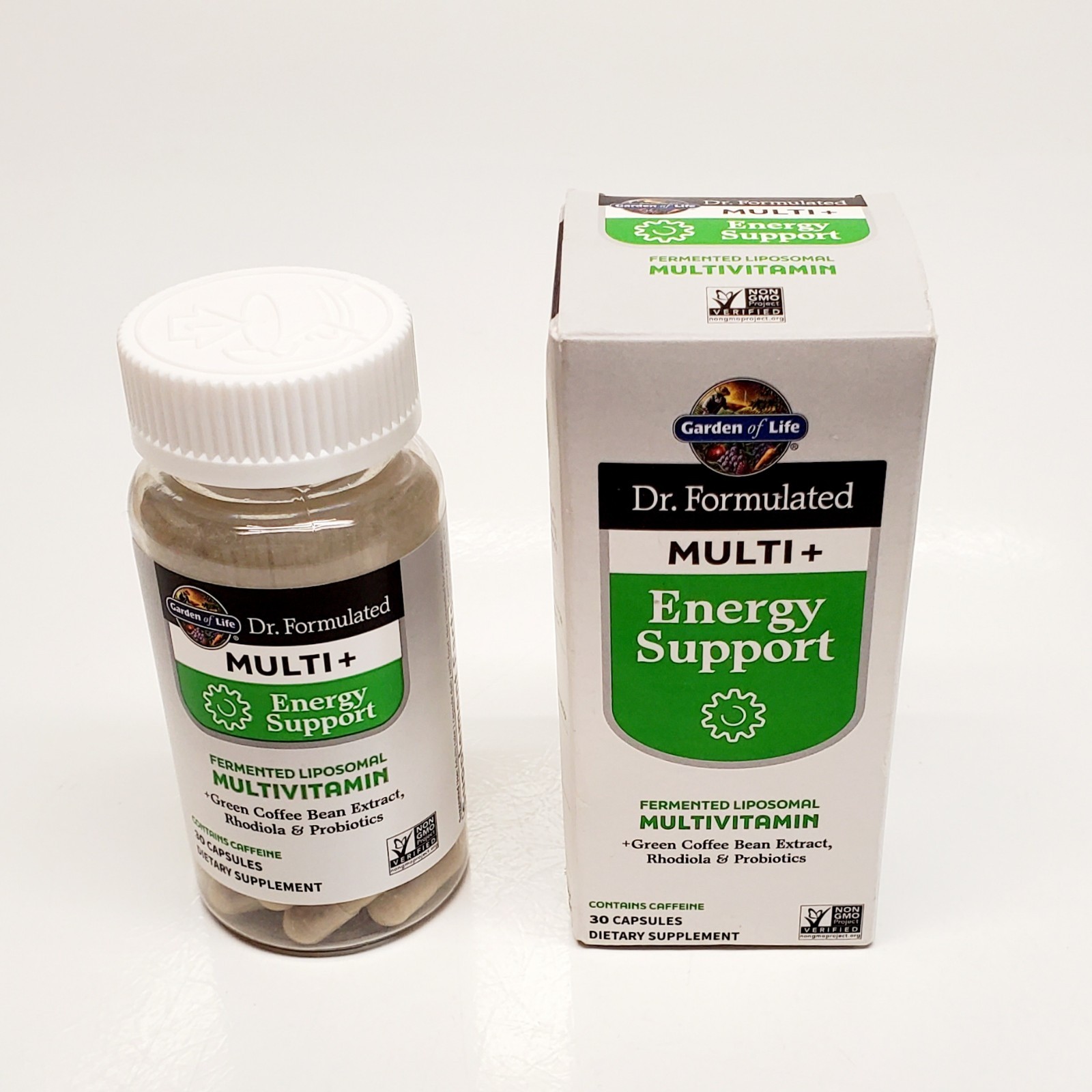 GARDEN OF LIFE Multi+ Plus Energy Support Multivitamin 30 Capsules EXP. 03/2026