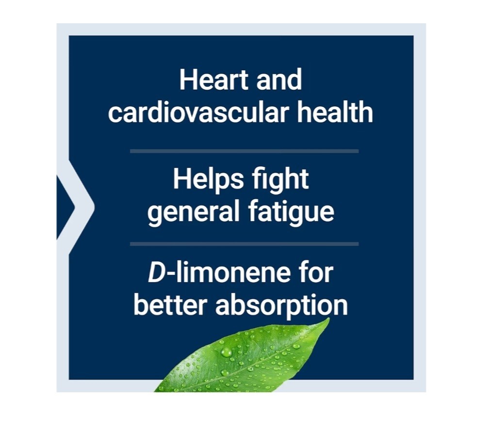Life Extension Super-Absorbable Coq10 100mg Ubiquinone d-Limonene 60 softgels
