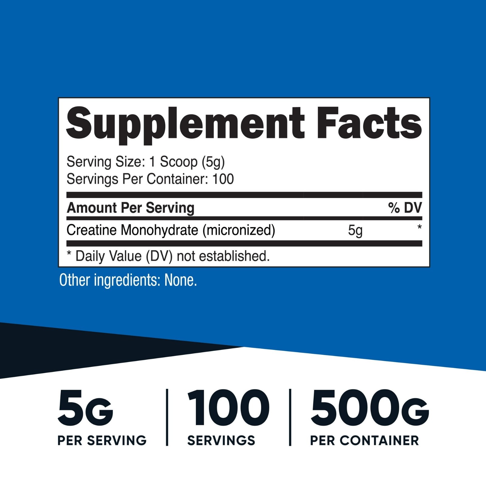 Nutricost Creatine Monohydrate Powder 500g 2-Pack Non GMO Gluten Free FREESHIP