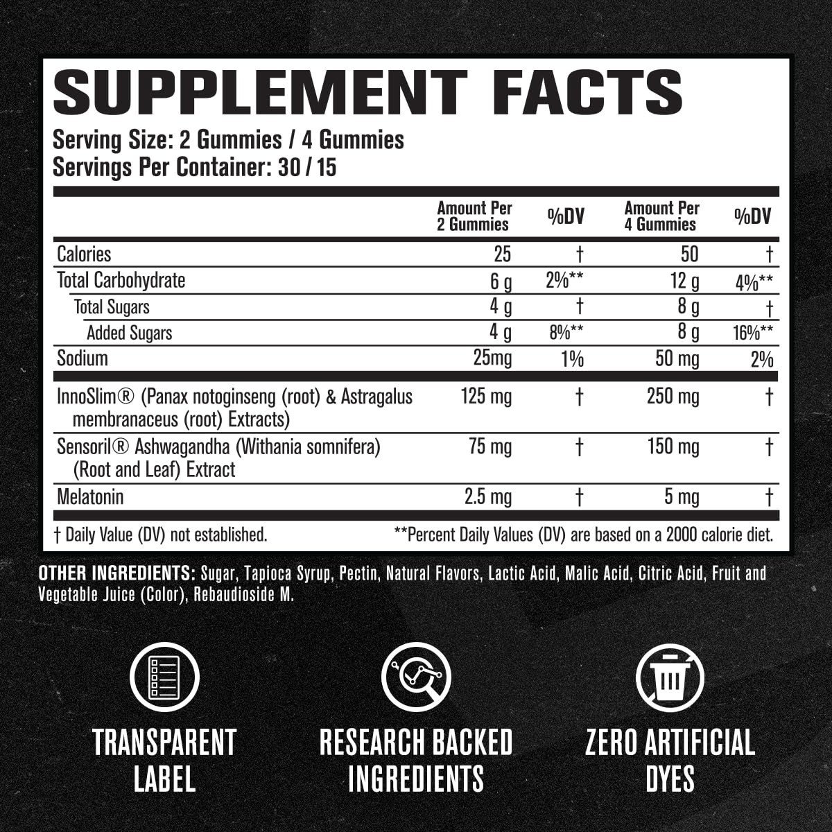Jacked Factory Lean PM Gummies – Night Time Fat Burner & Appetite Suppressant