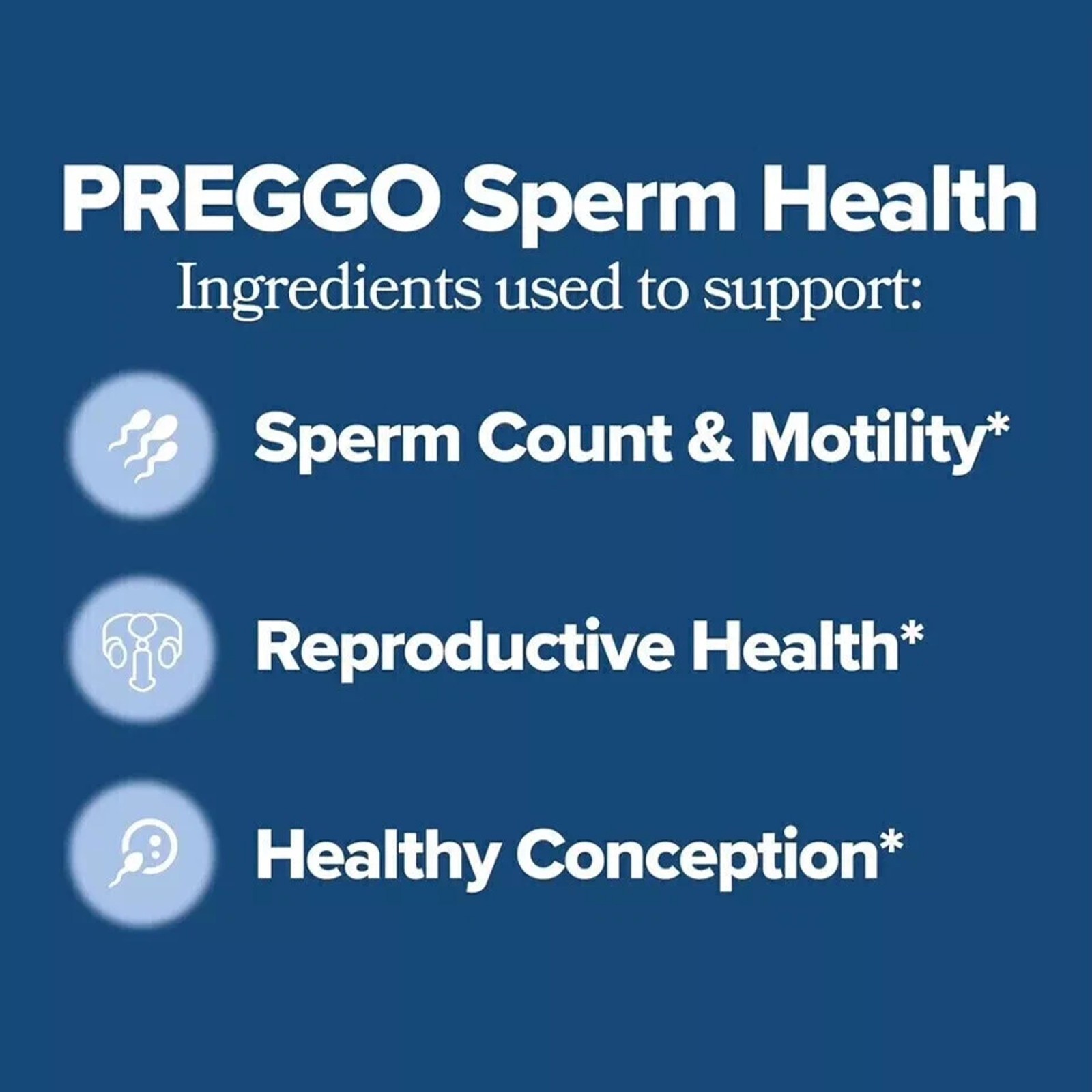 Excellent tablets Support PREGGO Health O-Positive Sperm – 60 Count, US Made