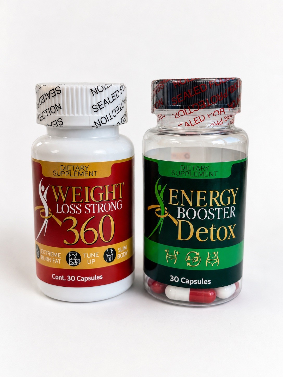 Weight loss Strong 360 and Energy Booster detox Pack