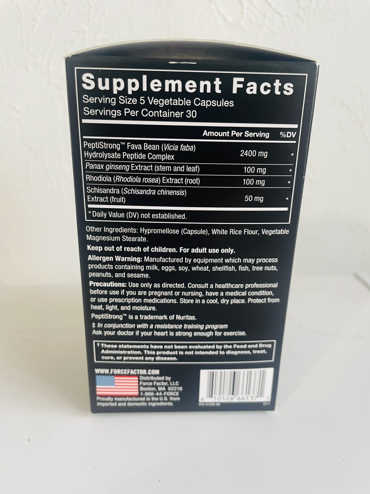 Anabolic Muscle Builder With AI-Developed PeptiStrong, 150 Vegetable Capsules