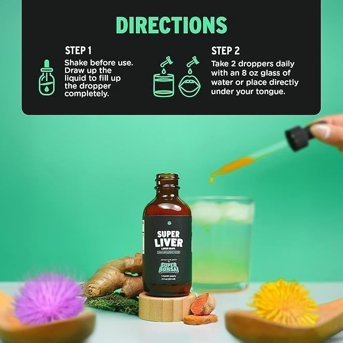 Super Liver Support with Milk Thistle-All Cleanse Liver Natural Detox&Repair Aid