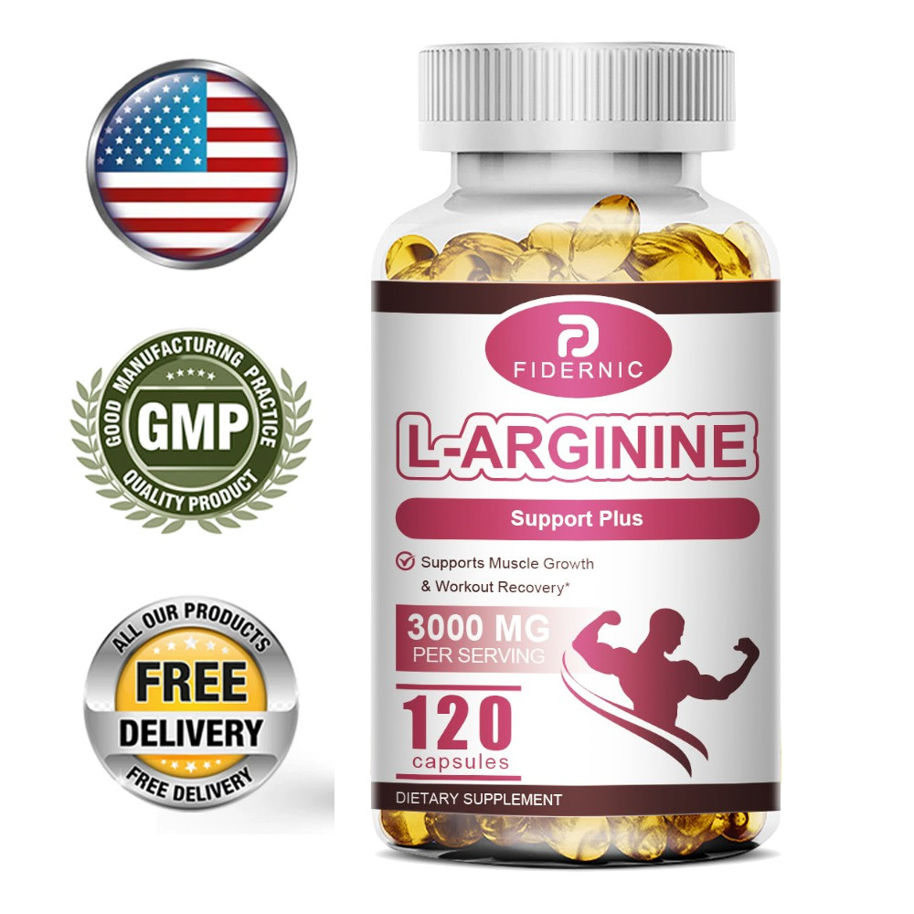 3000mg L-Arginine L-Citrulline Muscle Performance Stamina Heart Health Support