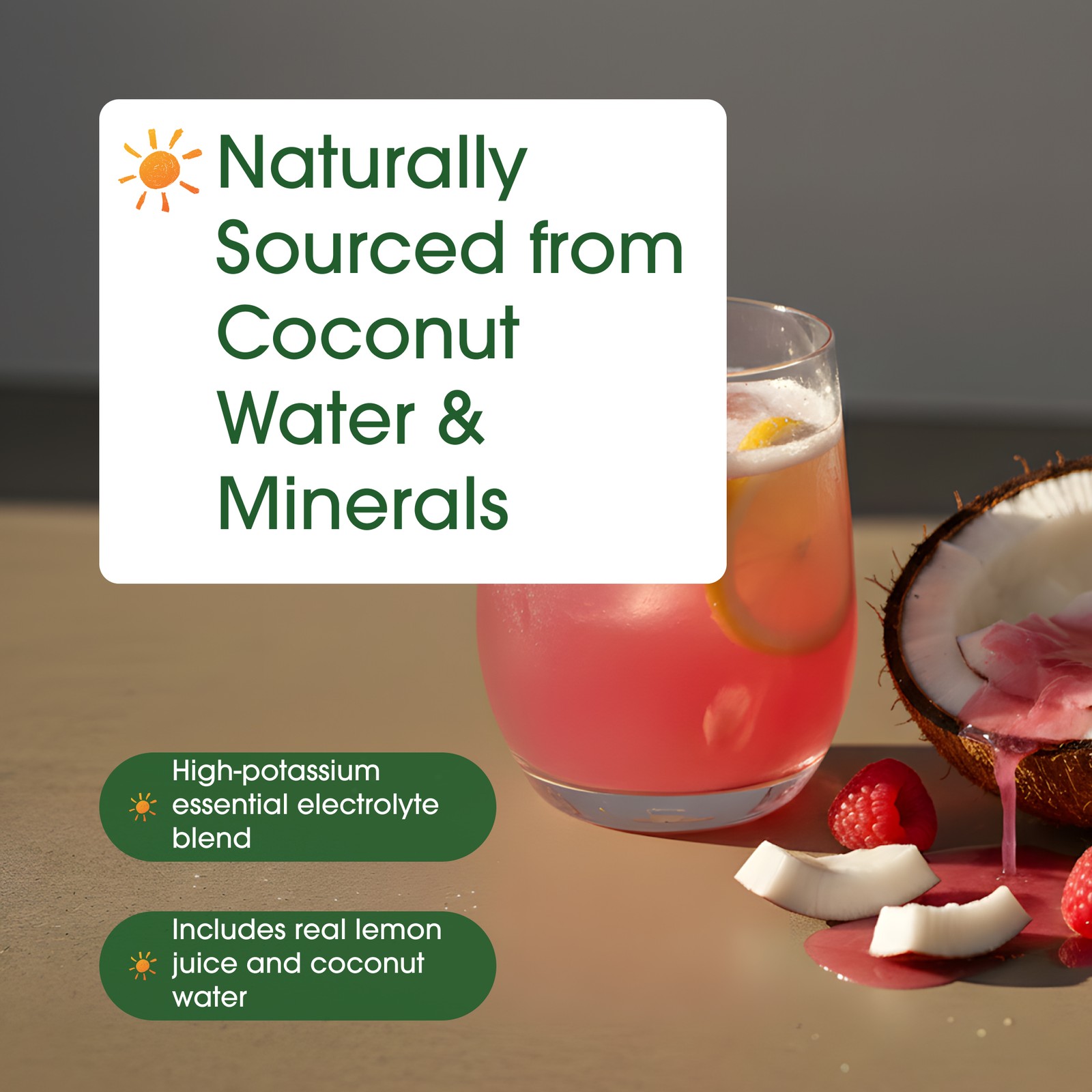 NatureBell Electrolytes Powder 500g Hydration Energy Lemon – 76 Servings