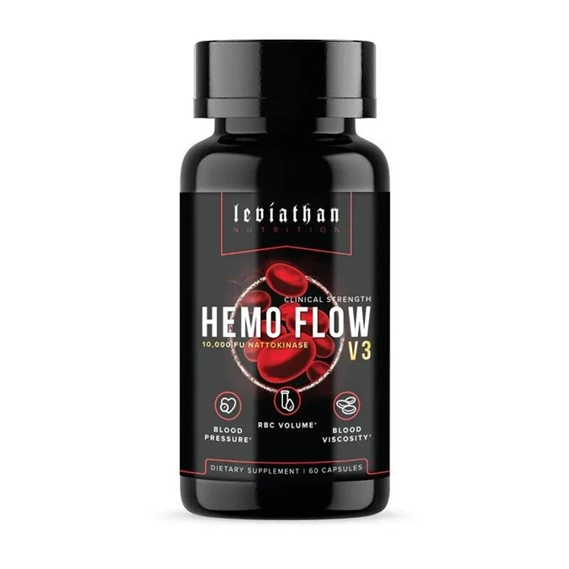 Leviathan Nutrition Hemo circulation Supplement with Nattokinase for Nitric O…