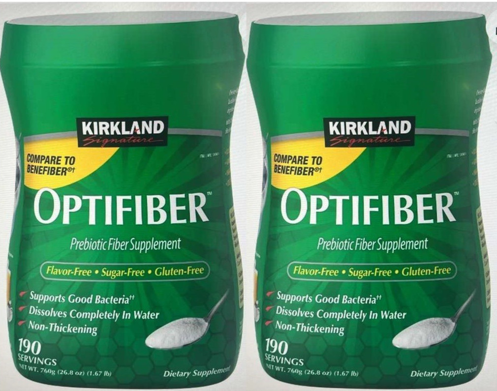 2x Kirkland Signature OPTIFIBER, 26.8 Ounces 190 Servings /380 servings total