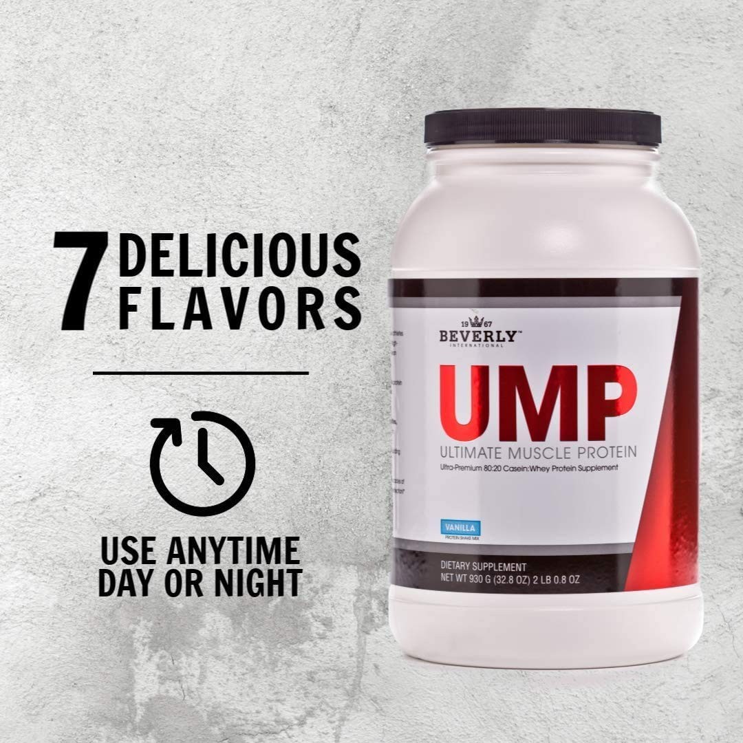 Beverly International UMP Protein Powder Rocky Road. Unique Whey-Casein Ratio…