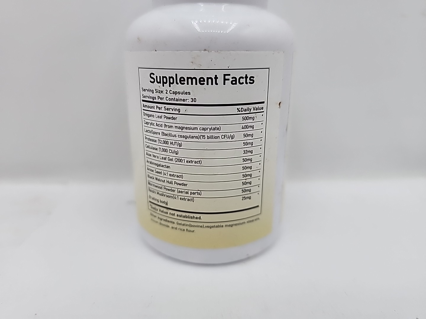 Candida Cleanse Gut & Colon Support 60 Capsules Exp 11/26