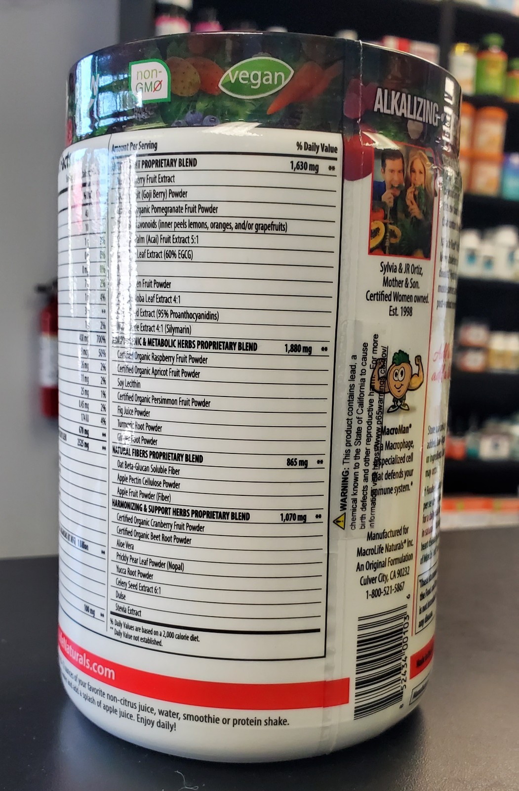 MacroLife Naturals – MIRACLE REDS Superfood 10oz Exp June 30, 2026
