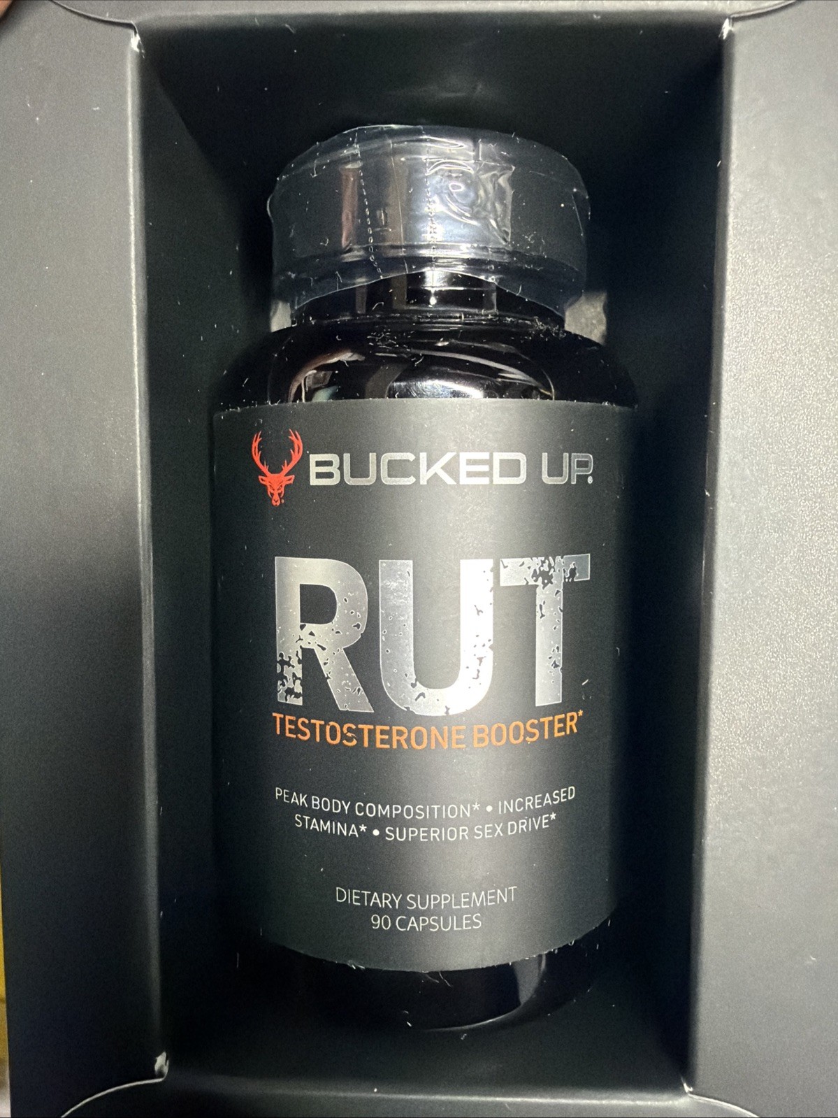 Bucked up Rut Testosterone Booster 90 Capsules EXP 05/2026!!!