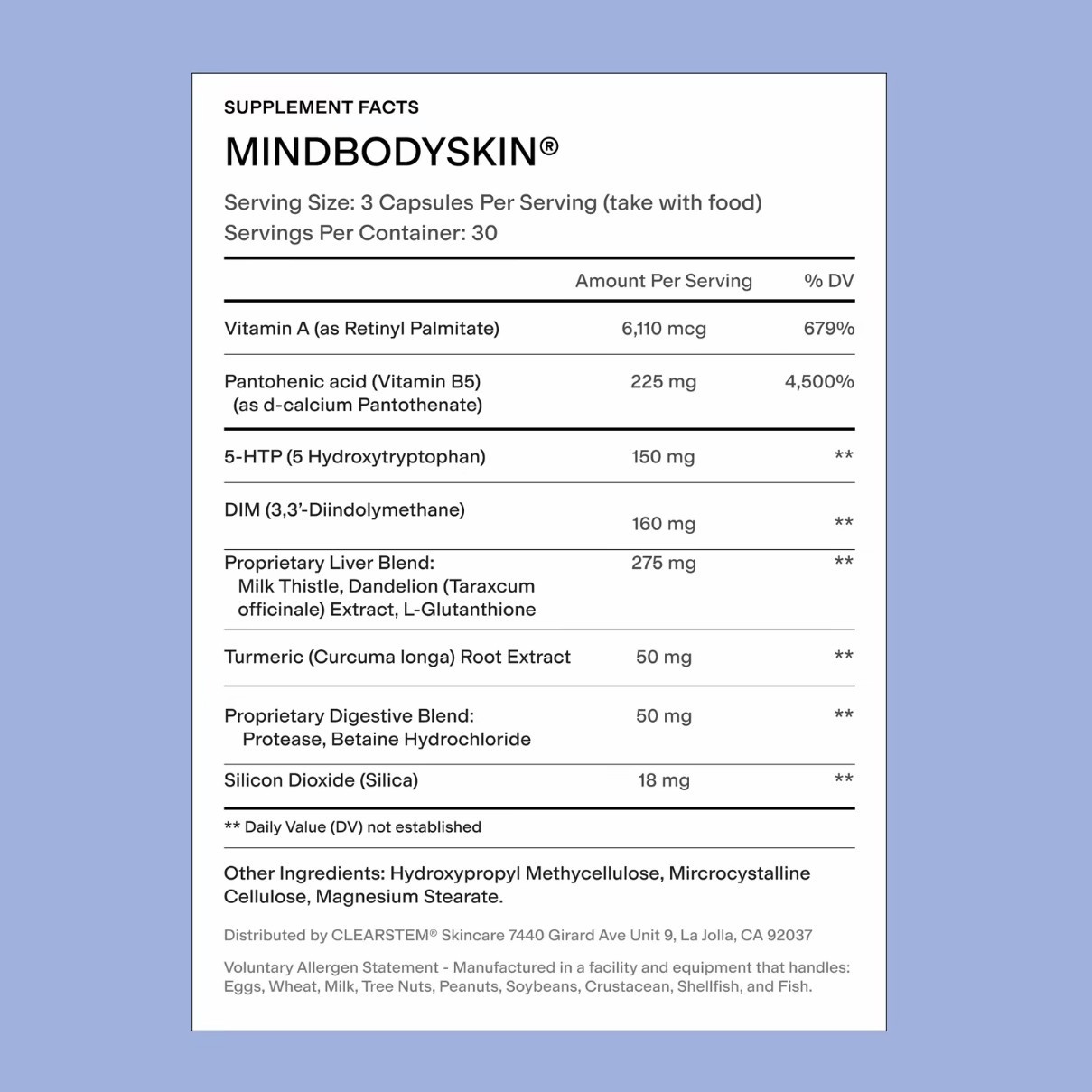 NEW LUXRY CLEARSTEM® MINDBODYSKIN® – Hormonal Acne, Skin Glow & Mood Support