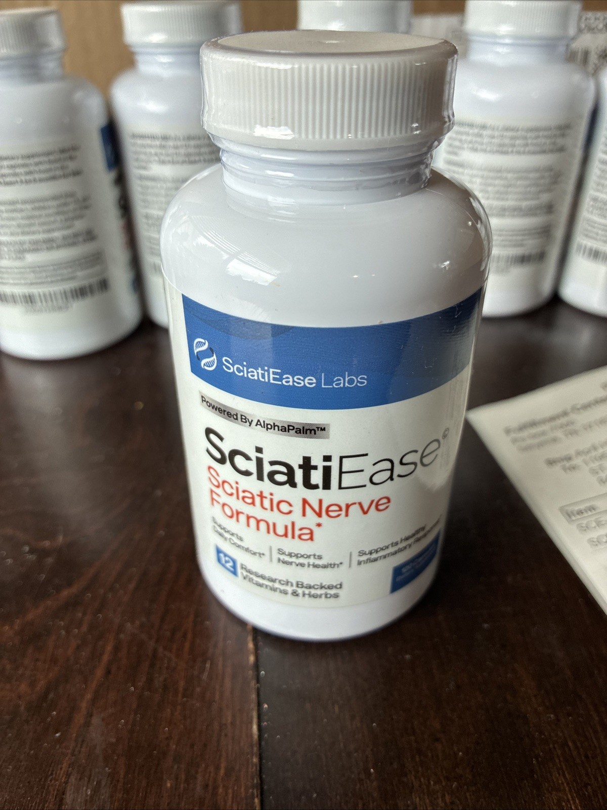 SciatiEase Labs – SciatiEase – Nerve Formula 120Caps Exp 6/27 Free shipping