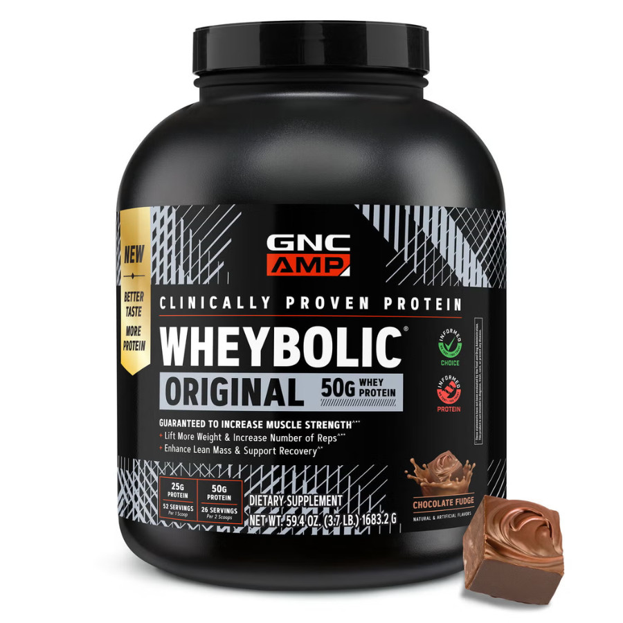 GNC AMP New Wheybolic – Chocolate Fudge (52 Servings) – EXP:10/2027