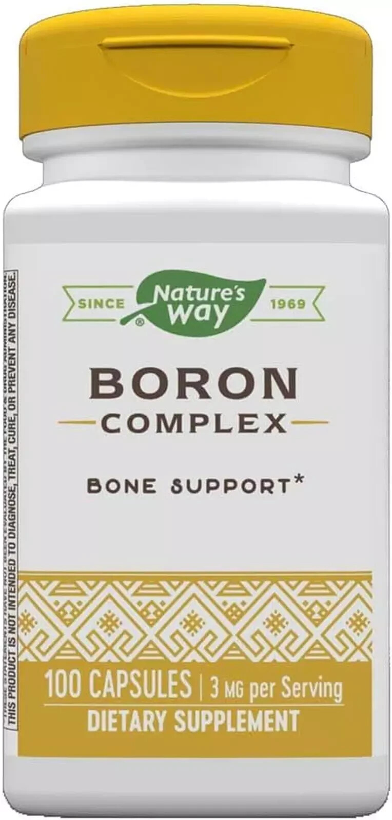 Nature’s Way Boron Complex, Supports Bone Health Dietary Supplement 100 Capsules