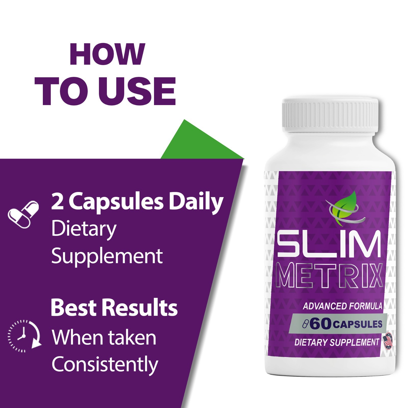 (6 Pack) Slim Metrix Capsules, SlimMetrix Supplement for Weight Loss